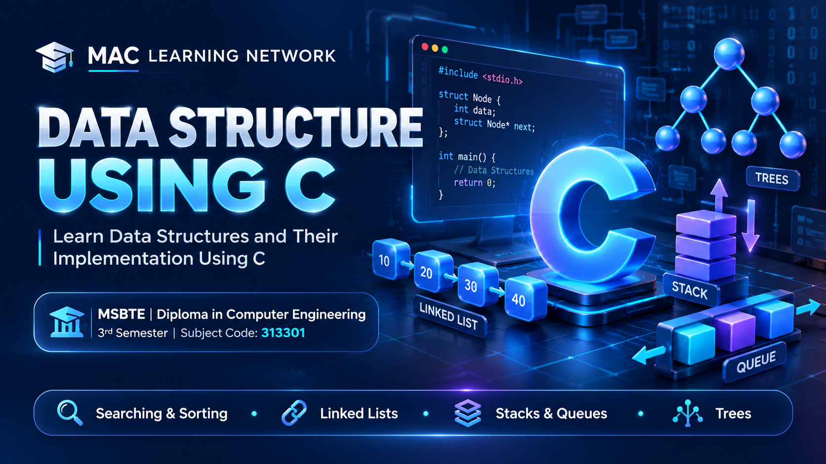 Course image: Data Structure using C